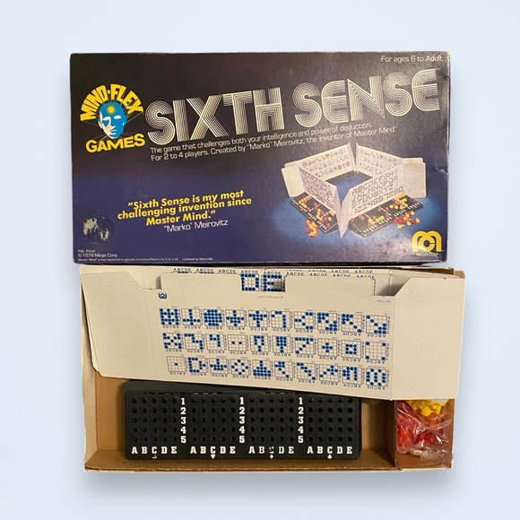Vintage 1978 Mego Corp Mind Flex Sixth Sense Game Complete - Picture 3 of 10